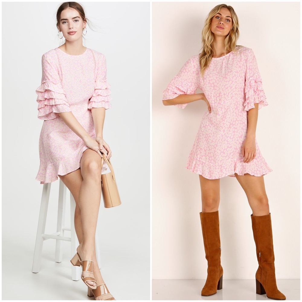 Faithfull The Brand Serafina in Dusty Floral Dress